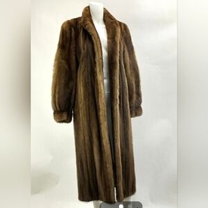 Gorgeous full-length real mink coat